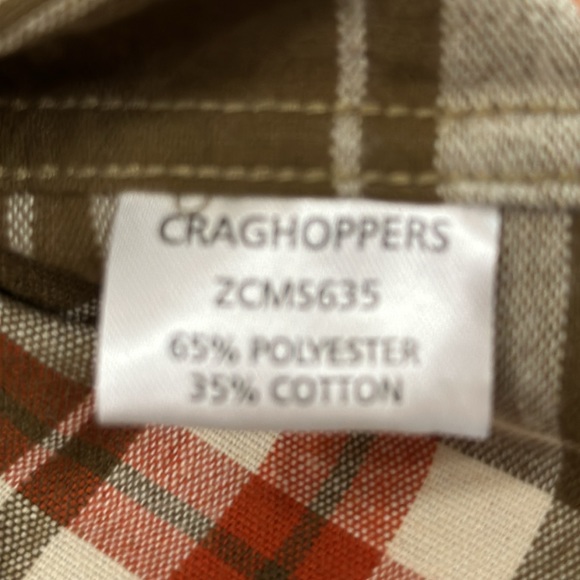 Craghoppers WILMOT Long Sleeve Shirt - Woodland Green Check - Picture 10 of 15